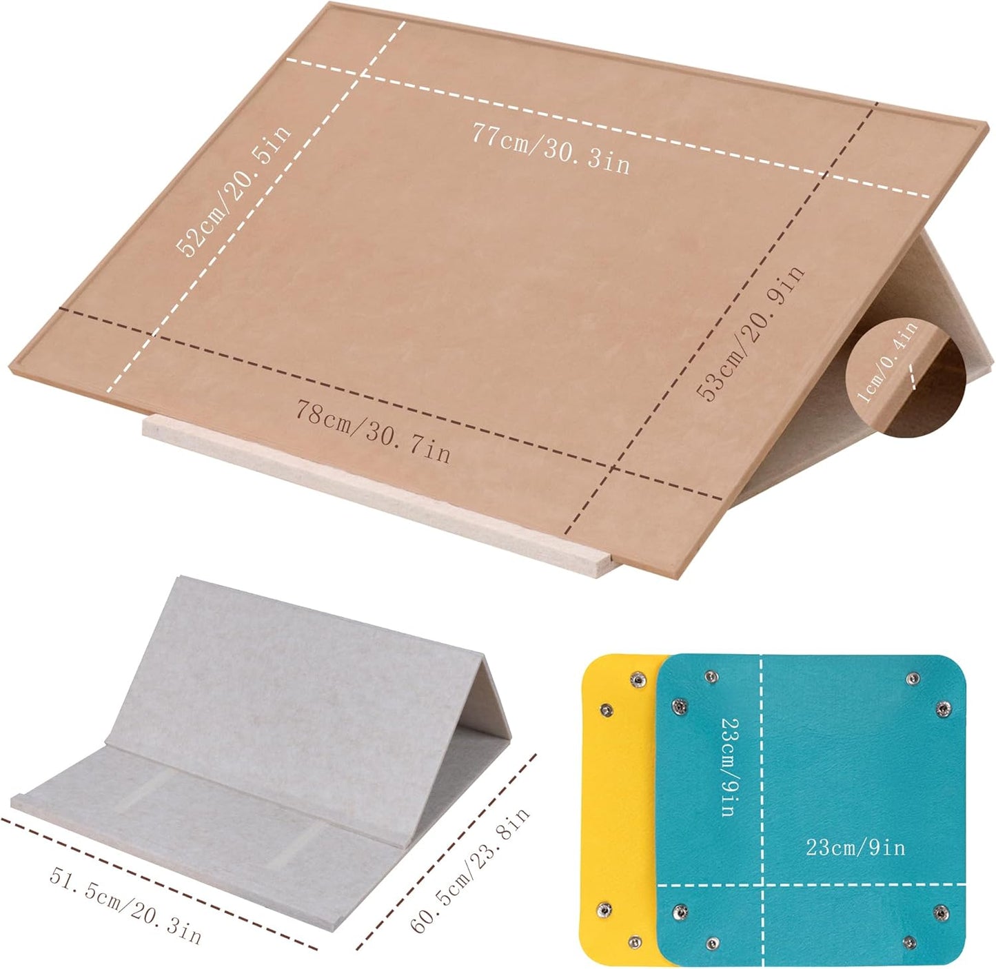 Adjustable Puzzle Board with Stand, Cover, and Sorting Trays – Portable Non-Slip Jigsaw Work Surface